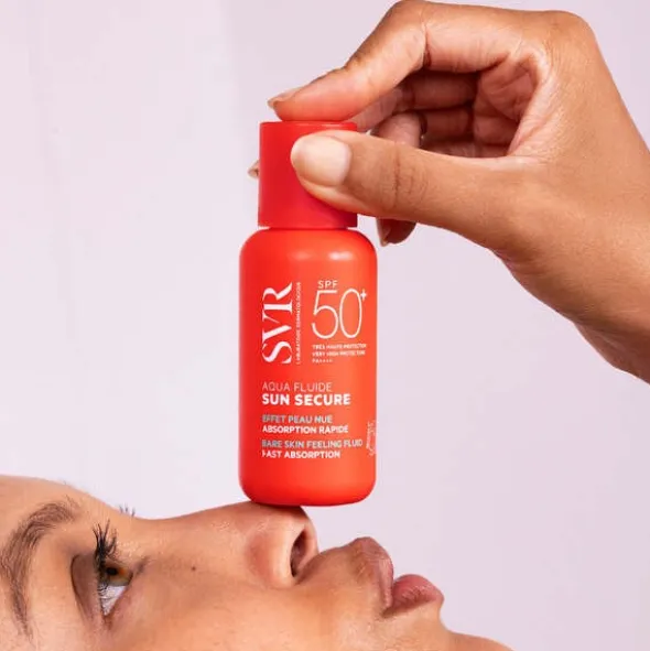 SVR Sun Secure Aqua Fluide, niewidoczny fluid SPF50+, 50 ml