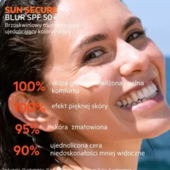 SVR Sun Secure Blur, bezzapachowy, krem-mus SPF50+, 50 ml