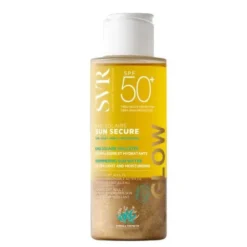 SVR Sun Secure Glow, dwufazowa woda przeciwsłoneczna z brokatem SPF50+, 100 ml