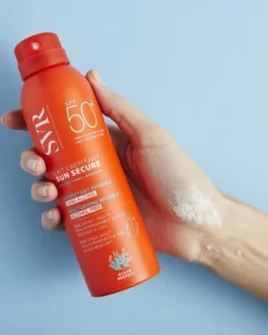 SVR Sun Secure Lait Crepitant, nawilżająca mleczna pianka ochronna, SPF50+, 200ml