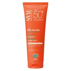 SVR Sun Secure Lait Sans Parfum, bezzapachowe, nawilżające, biodegradowalne mleczko ochronne SPF50+, 250 ml