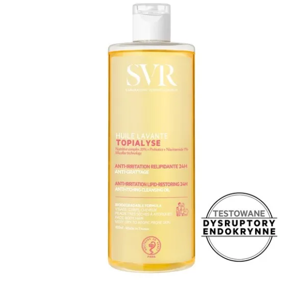 SVR Topialyse Huile Lavante, olejek micelarny do mycia i kąpieli, 400ml