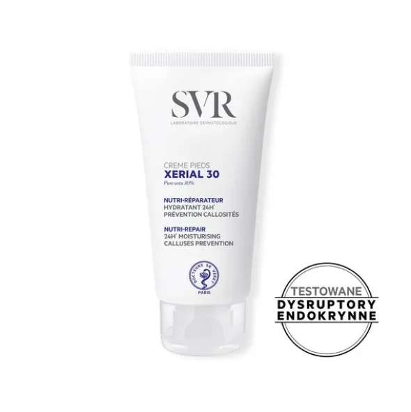 SVR Xerial 30 Creme Pieds, odżywczo-regenerujący krem do stóp, 50 ml