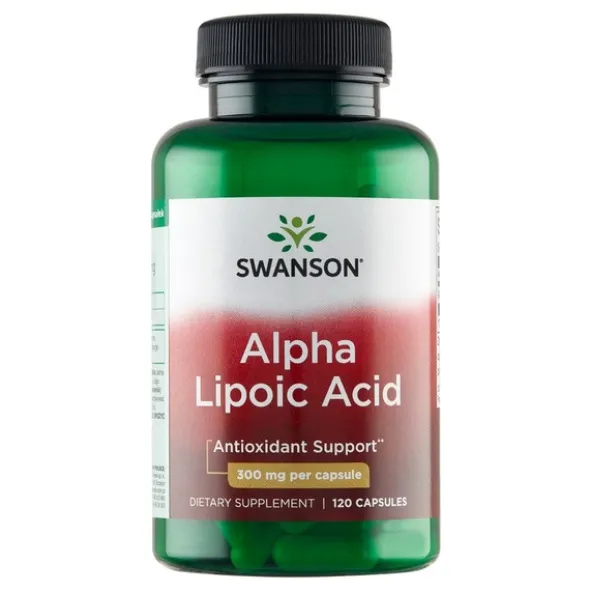 Swanson ALA kwas alfa liponowy, 300 mg, kapsułki, 120 szt.