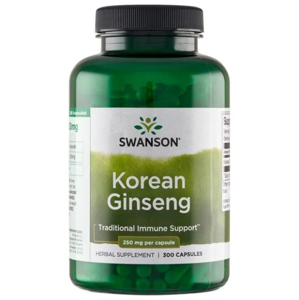 Swanson Żeń-szeń koreański 250 mg, kapsułki, 300 szt.