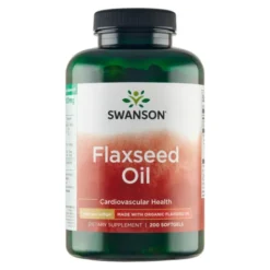 Swanson Flaxseed Oil, kapsułki, 200 szt.