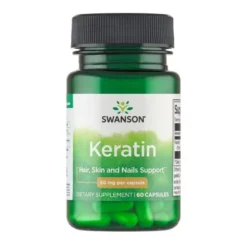 Swanson Keratin, kapsułki, 60 szt.