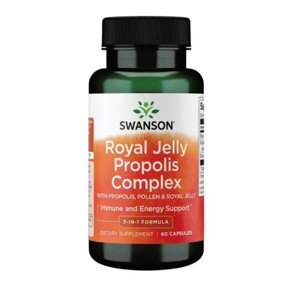 Swanson Royal Jelly Propolis Complex, kapsułki, 60 szt.