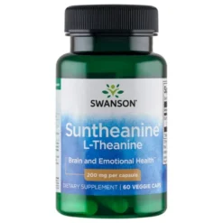 Swanson Suntheanine L-Teanina, 200 mg, kapsułki, 60 szt.