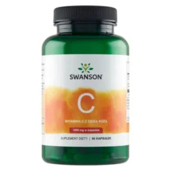 Swanson Witamina C z dziką różą, 1000 mg, kapsułki, 90 szt.
