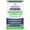 Swason Men's Daily Probiotic+Prebiotic FOS, kapsułki, 60 szt.