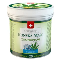 SwissMedicus, końska maść chłodząca z konopiami, 500 ml