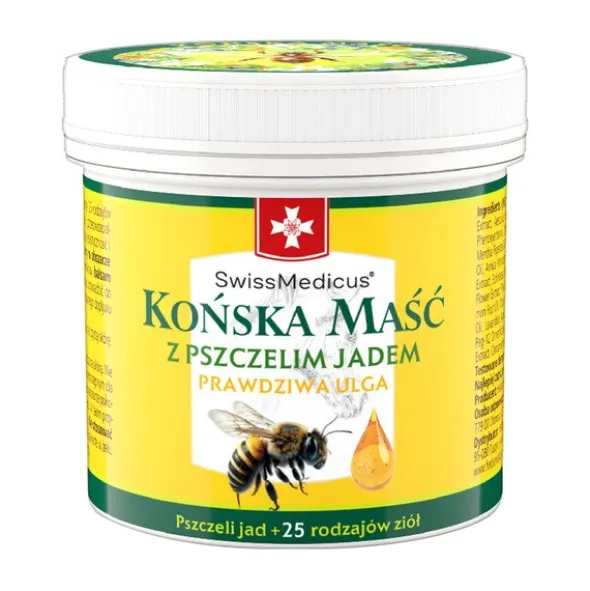 SwissMedicus, maść końska z pszczelim jadem, 150 ml