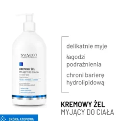 Sylveco Dermo, kremowy żel myjący do ciała, 1000 ml