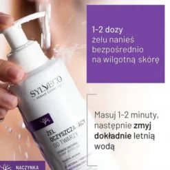 Sylveco Dermo Naczynka, żel oczyszczający do twarzy, 200 ml