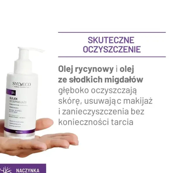 Sylveco Dermo Naczynka, olejek do demakijażu, 145 ml