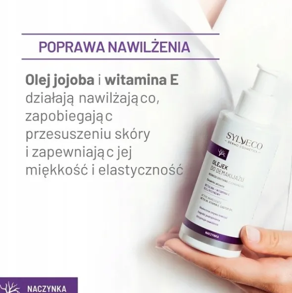 Sylveco Dermo Naczynka, olejek do demakijażu, 145 ml