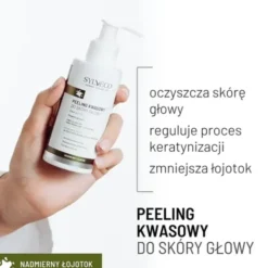 Sylveco Dermo Nadmierny łojotok, peeling kwasowy do skóry głowy, 145 ml
