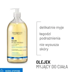 Sylveco Dermo, olejek myjący do ciała, 1000 ml