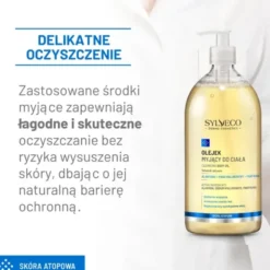 Sylveco Dermo, olejek myjący do ciała, 1000 ml