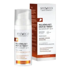 Sylveco Dermo Przebarwienia, krem rozjaśniający do twarzy na dzień SPF 50, 50 ml