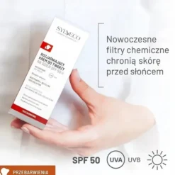 Sylveco Dermo Przebarwienia, krem rozjaśniający do twarzy na dzień SPF 50, 50 ml
