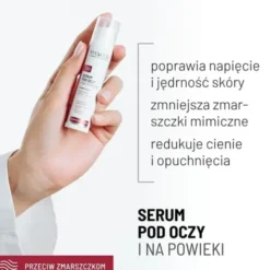 Sylveco Dermo Przeciw zmarszczkom, serum pod oczy i na powieki, 15 ml