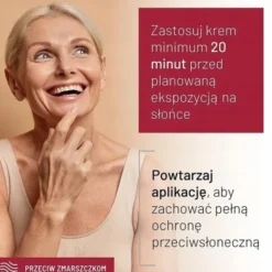 Sylveco Dermo Przeciw zmarszczkom, krem wygładzający na dzień SPF 50, 50 ml