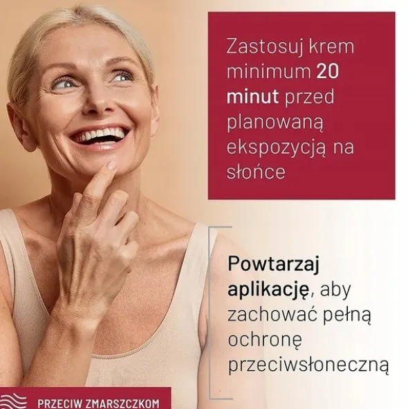 Sylveco Dermo Przeciw zmarszczkom, krem wygładzający na dzień SPF 50, 50 ml