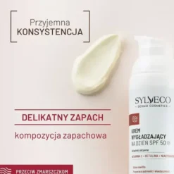 Sylveco Dermo Przeciw zmarszczkom, krem wygładzający na dzień SPF 50, 50 ml