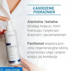 Sylveco Dermo Skóra atopowa, łagodzący żel do mycia twarzy, 200 ml