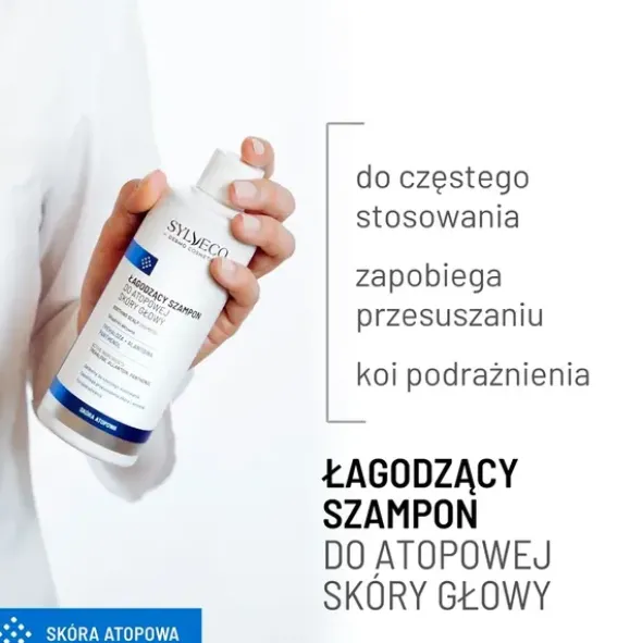 Sylveco Dermo Skóra Atopowa, szampon łagodzący, 300 ml