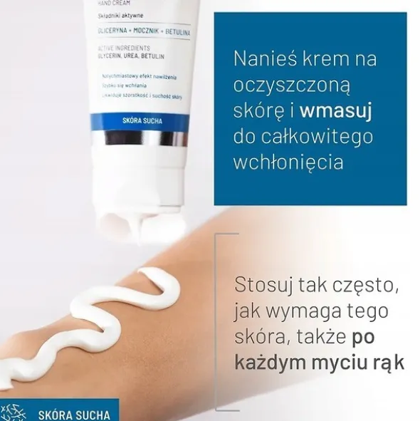 Sylveco Dermo Skóra Sucha, nawilżający krem do rąk, 75 ml