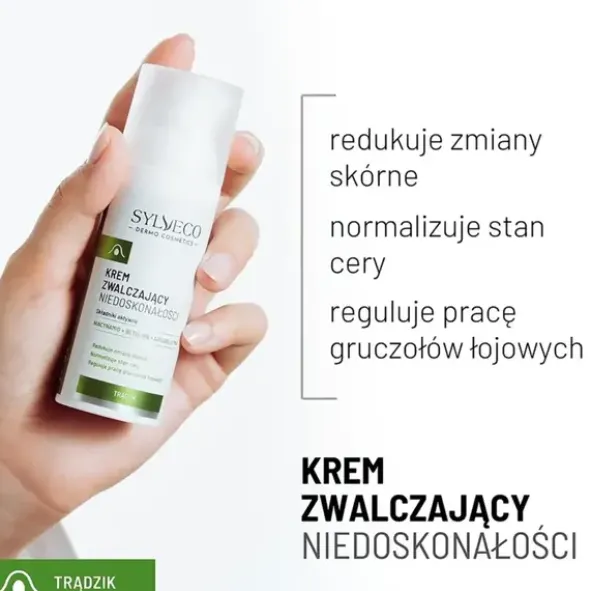 Sylveco Dermo Trądzik, krem zwalczający niedoskonałości, 50 ml