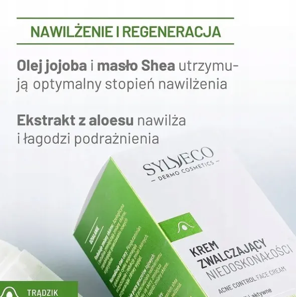 Sylveco Dermo Trądzik, krem zwalczający niedoskonałości, 50 ml