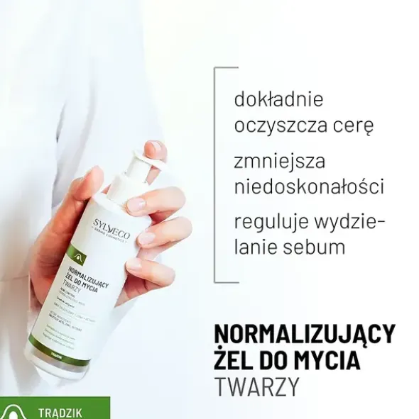Sylveco Dermo Trądzik, normalizujący żel do mycia twarzy, 200 ml