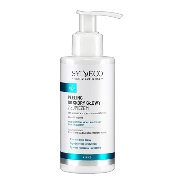 Sylveco Dermo Łupież, peeling do skóry głowy z łupieżem, 145 ml