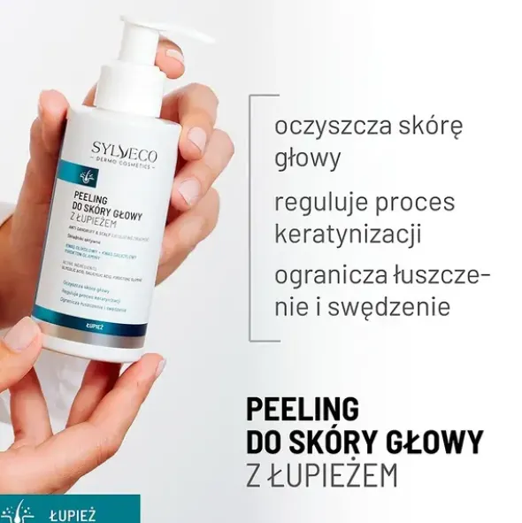 Sylveco Dermo Łupież, peeling do skóry głowy z łupieżem, 145 ml