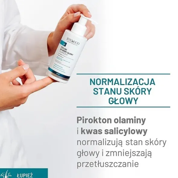 Sylveco Dermo Łupież, peeling do skóry głowy z łupieżem, 145 ml