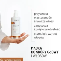 Sylveco Dermo Wypadanie Włosów, maska do skóry głowy i włosów, 300 ml