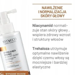 Sylveco Dermo, Wypadanie włosów, wcierka do skóry głowy, 145 ml