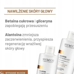 Sylveco Dermo Wypadanie włosów, szampon wzmacniający, 300 ml