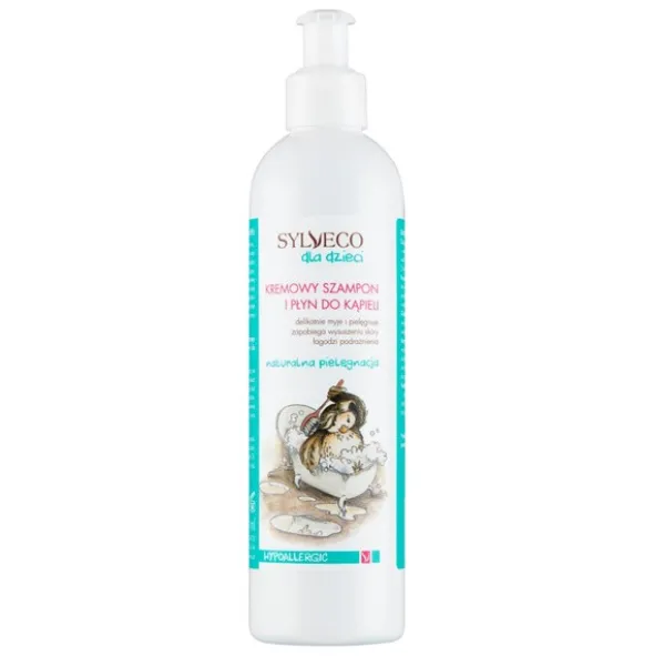 Sylveco dla dzieci, kremowy szampon i płyn do kąpieli, 300 ml