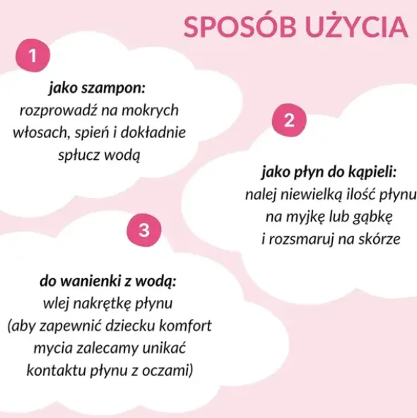 Sylveco dla dzieci, kremowy szampon i płyn do kąpieli, 300 ml