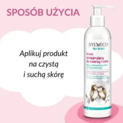 Sylveco dla dzieci, krem pielęgnujący do twarzy i ciała, 300 ml