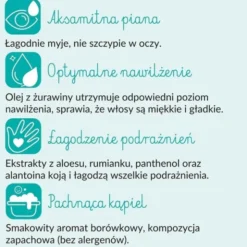Sylveco dla dzieci, pianka do mycia ciała i włosów,290 ml