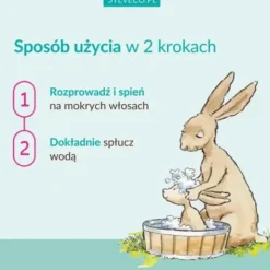 Sylveco dla dzieci, pianka do mycia ciała i włosów,290 ml