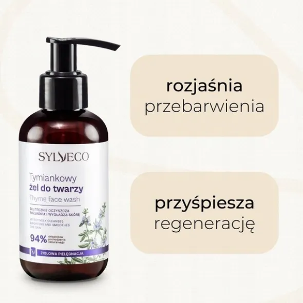 Sylveco, żel tymiankowy do twarzy, 150 ml