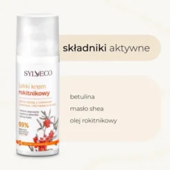 Sylveco, lekki krem rokitnikowy, 50 ml