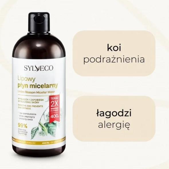 Sylveco, lipowy płyn micelarny, 400 ml